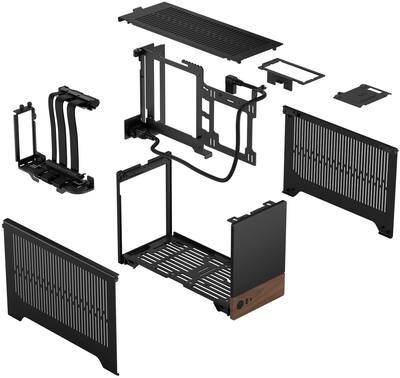 Fractal Design Terra Graphite with PCIe 4.0 Riser Mini ITX Fractal Design Terra Graphite with PCIe 4.0 Riser Mini ITX