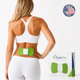 Hollywog - WiTouch Pro Wireless TENS Unit for Back Pain Relief - Green