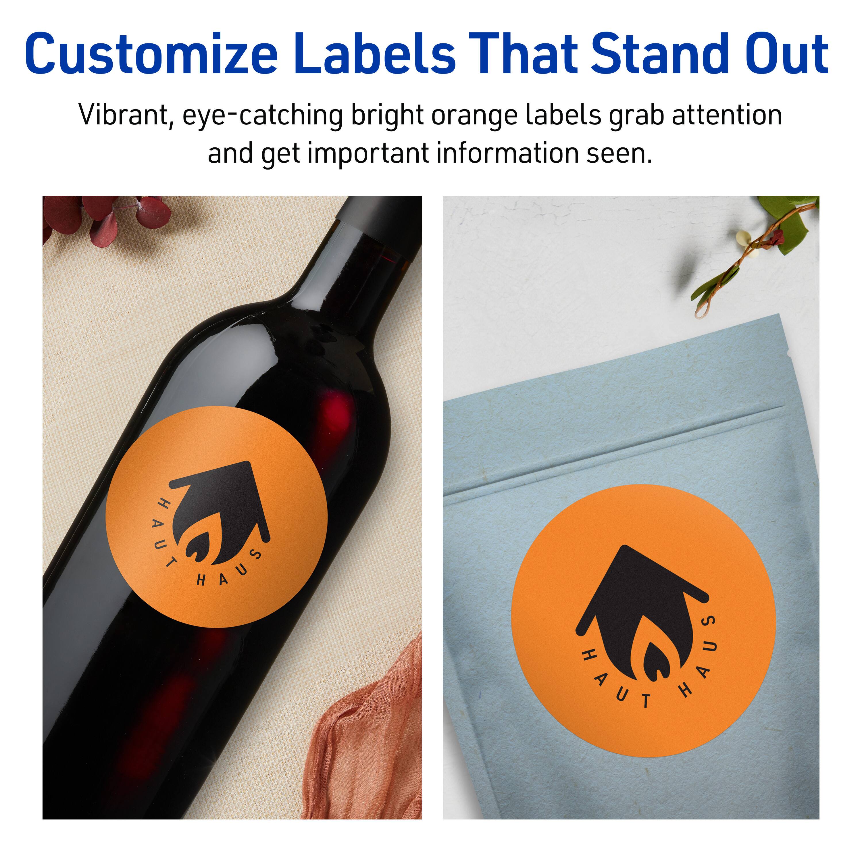 Customize Labels That Stand Out

Vibrant, eye-catching bright orange labels grab attention and get important information seen.

HAUT HAUS

HAUT HAUS