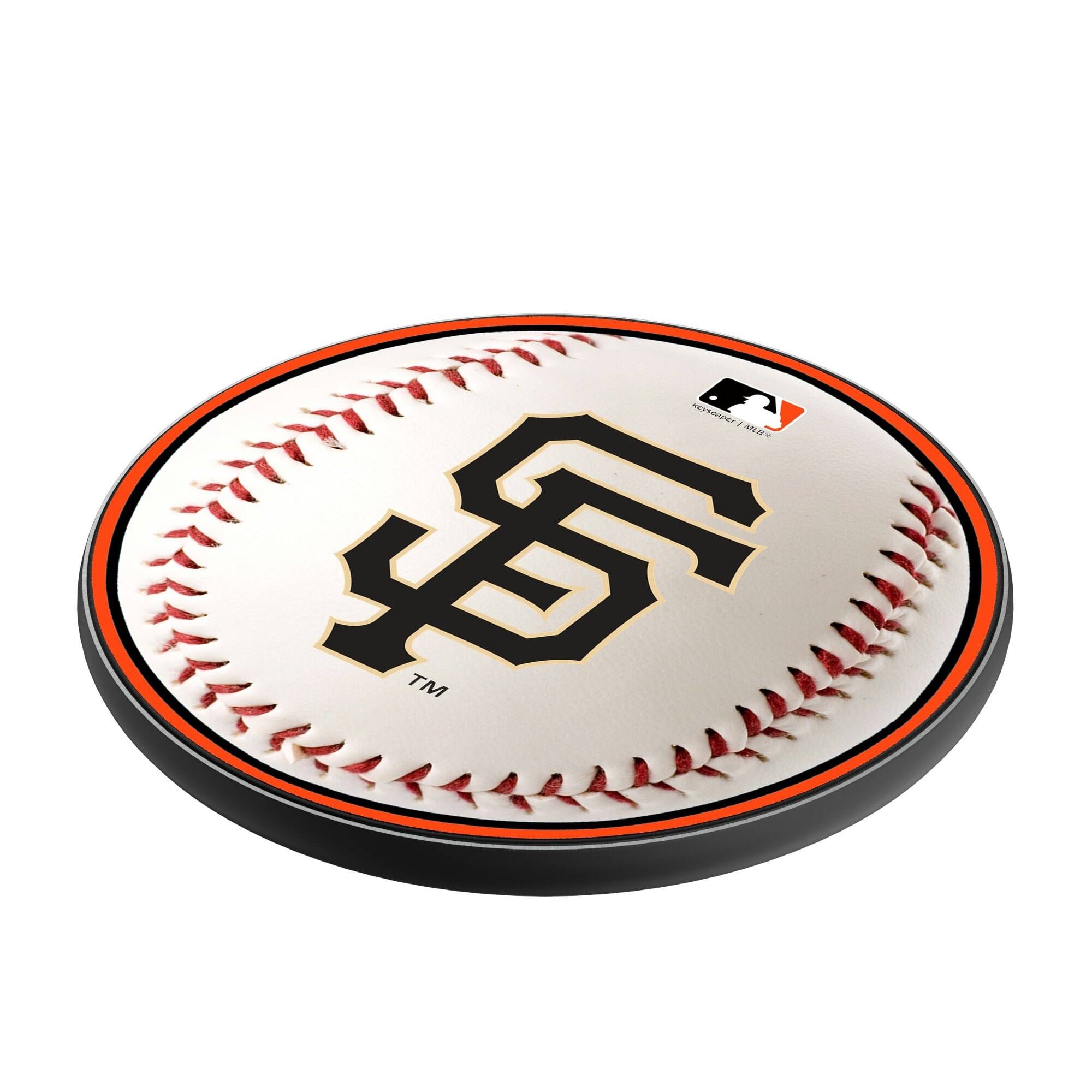 Alt View 1. Keyscaper - San Francisco Giants 15 Watt Wireless Induction Charger - Multicolor.