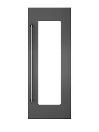 Front. Viking - 30"W. Door Panel for Viking Veil FDWCIC7300R Right Hinge Wine Models - Damascus Gray - Damascus Gray.