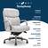 LA-Z-BOY Symphony Padded headrest Diamond quilt stitching Supportive armrests Soft Foam cushion Customizable comfort Graphite Chrome finish 360 quality base
