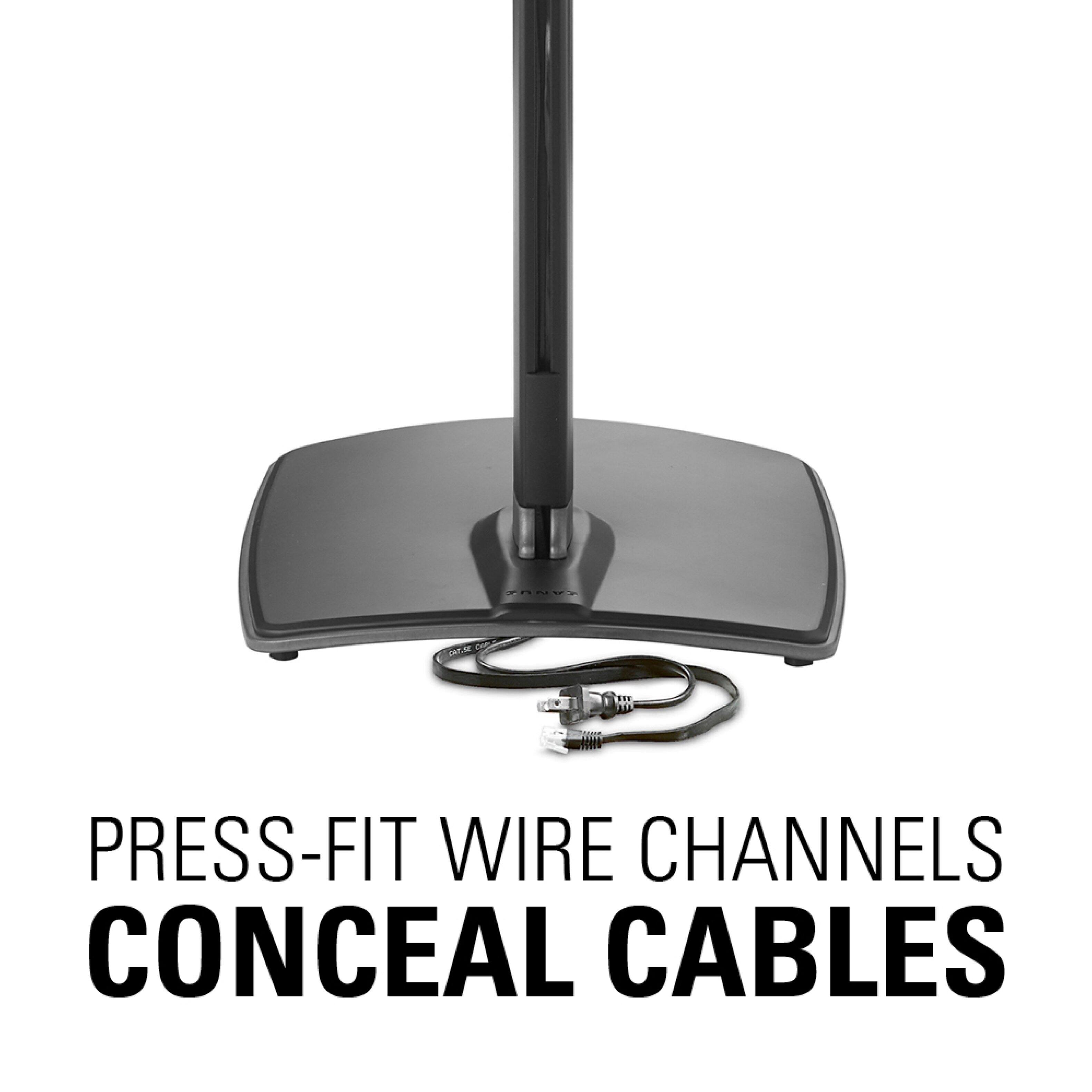 H01 Press-Fit Wire Channels Conceal Cables