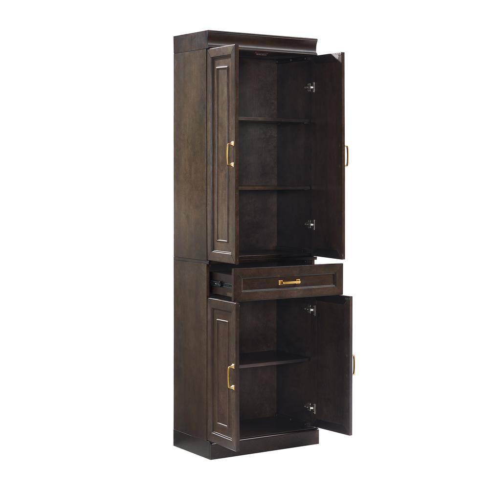 Alt View 1. Crosley Furniture - Stanton Kitchen Storage Pantry Cabinet - Coffee.
