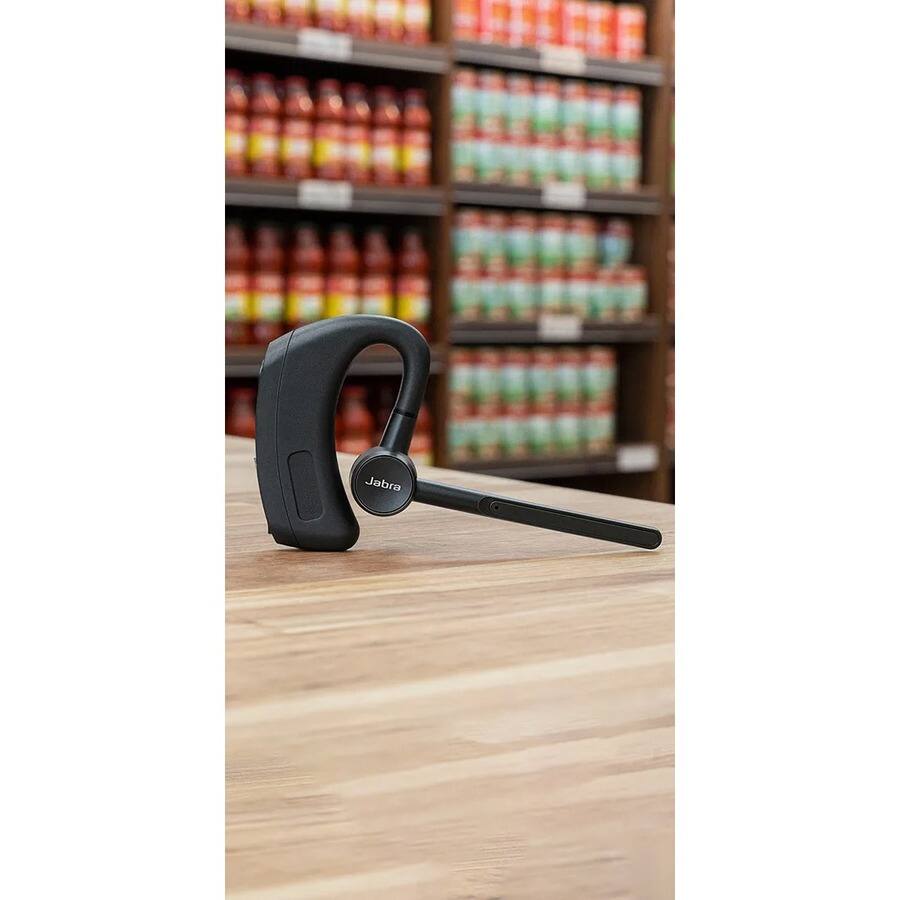 Alt View 2. Jabra - Jabra Perform 45 Earset - Mono - USB - Wireless - Bluetooth - 300 ft - 20 Hz to 20 kHz - Behind-the-ear - Monaural - Black.