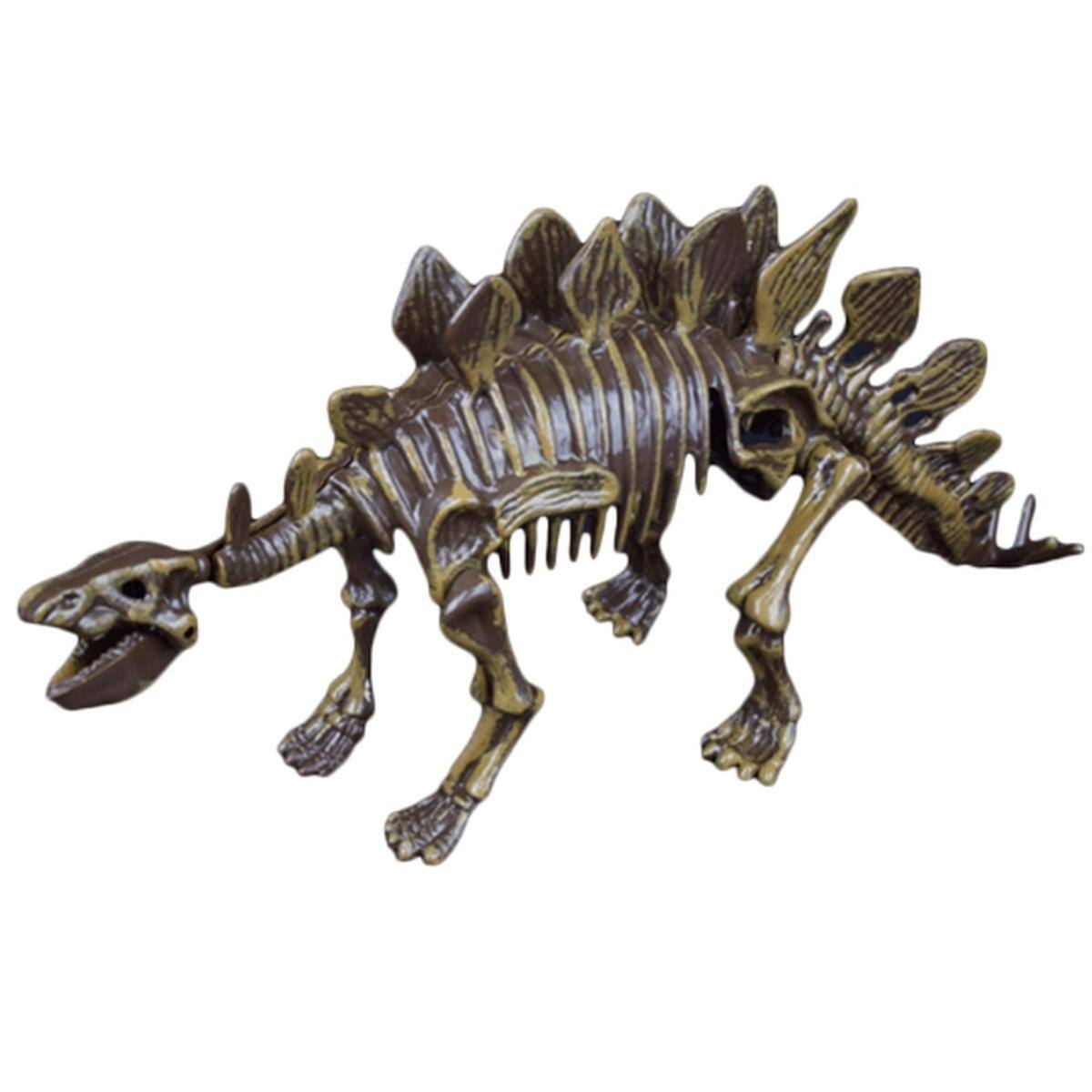 Left. JuzToys - Dinosaur Stegosaurus Dino Skeleton Fossil Excavation Kit Toy - Multi.