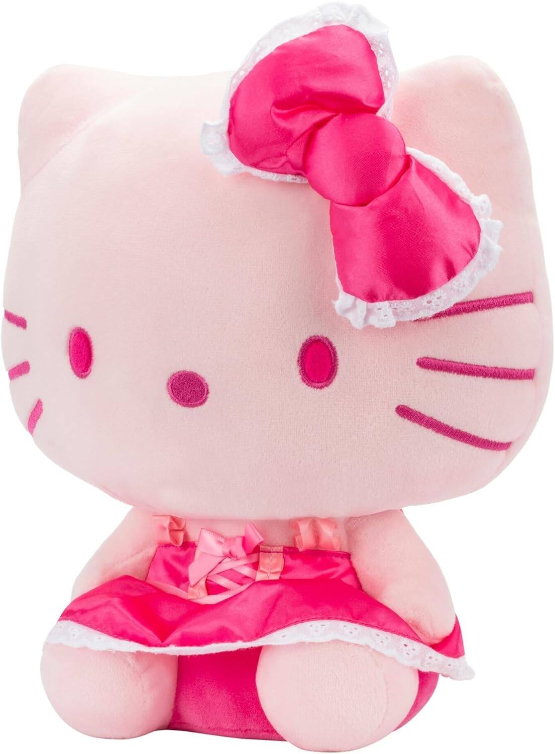 Alt View 1. Jazwares - Hello Kitty and Friends: Pink Monochrome Hello Kitty - 12" Plush.