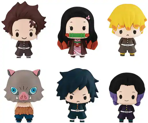 Front. PopMarket - MegaHouse - Demon Slayer - Chokorin Mascots (Second Resale) - COLLECTIBLES - Multicolor.