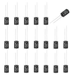 Unique Bargains - 47uF 50V Non-Polar Electrolytic Capacitor, 8x12mm, for Audio Tweeter/Speaker Crossover, 20pcs - Black