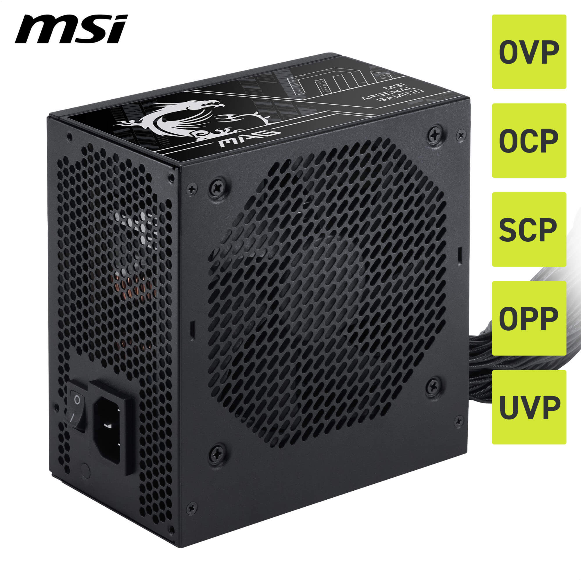 MSI Bet MAC ARGEE GAIING x OVP OCP SCP OPP UVP