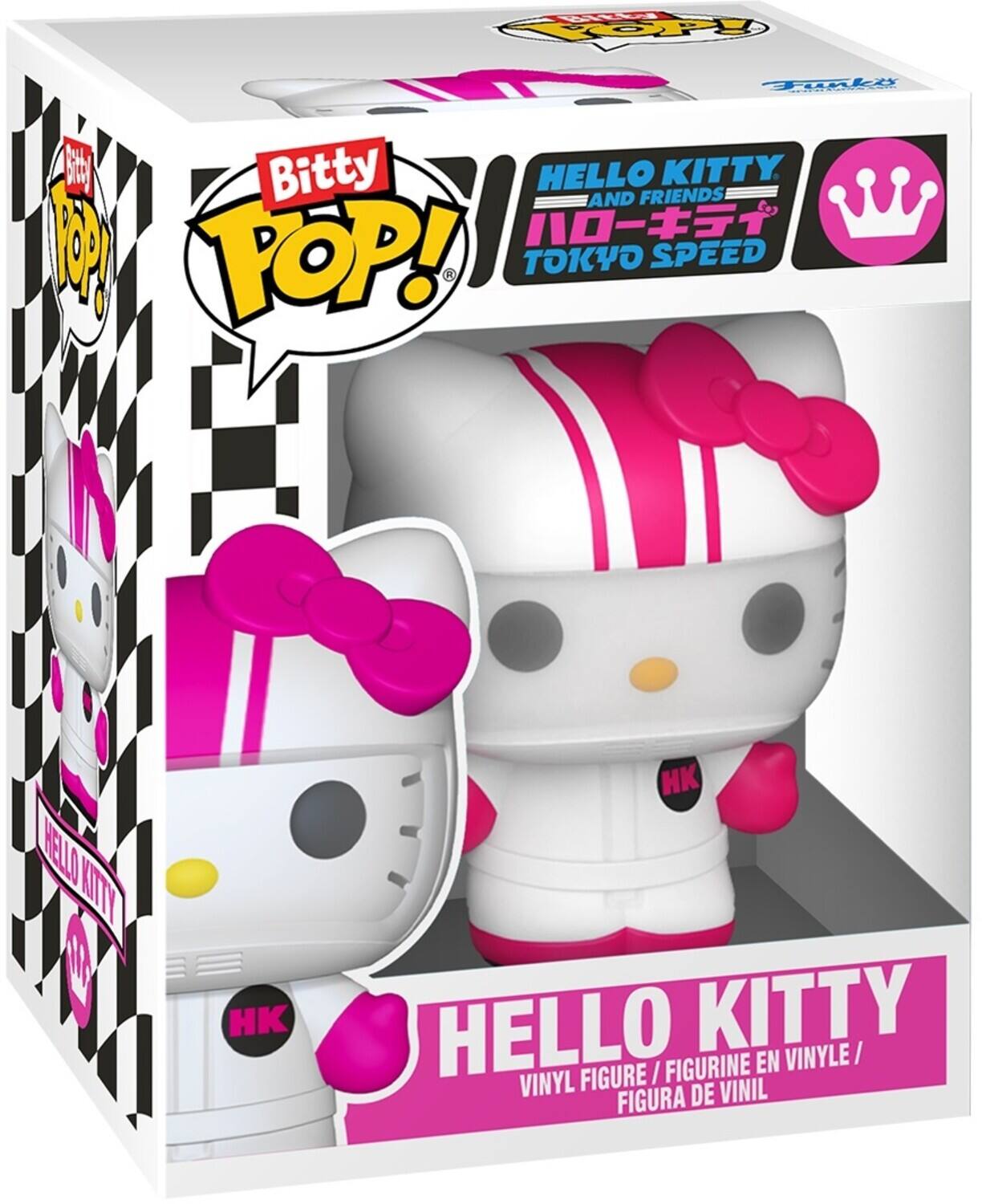Bitty POP!  
HELLO KITTY AND FRIENDS  
TOKYO SPEED  
HELLO KITTY  
VINYL FIGURE / FIGURINE EN VINYLE / FIGURA DE VINIL