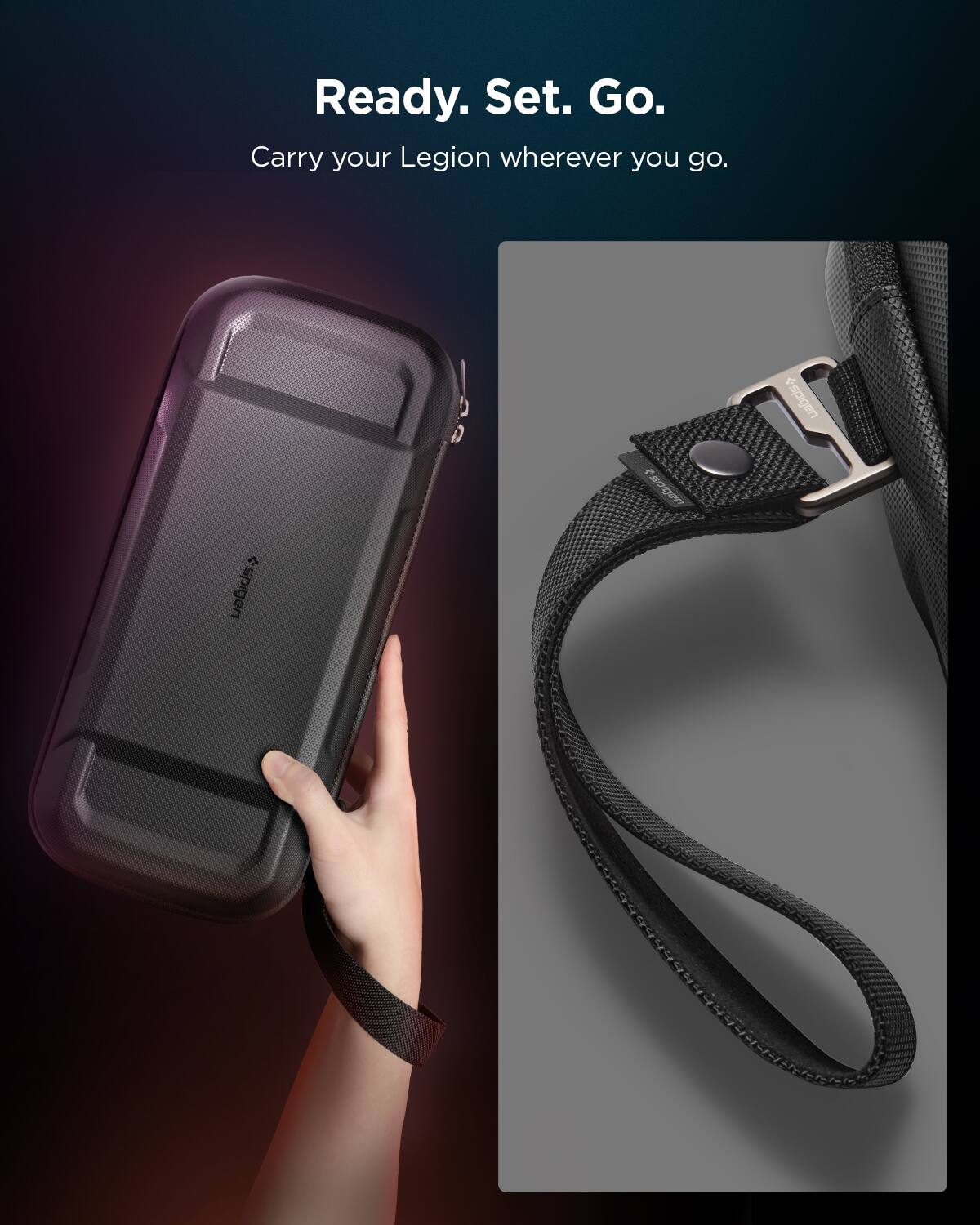 Ready. Set. Go.  
Carry your Legion wherever you go.