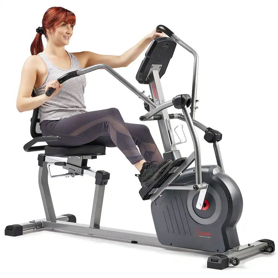 Sunny Health Fitness Performance Elite Magnetic Recumbent