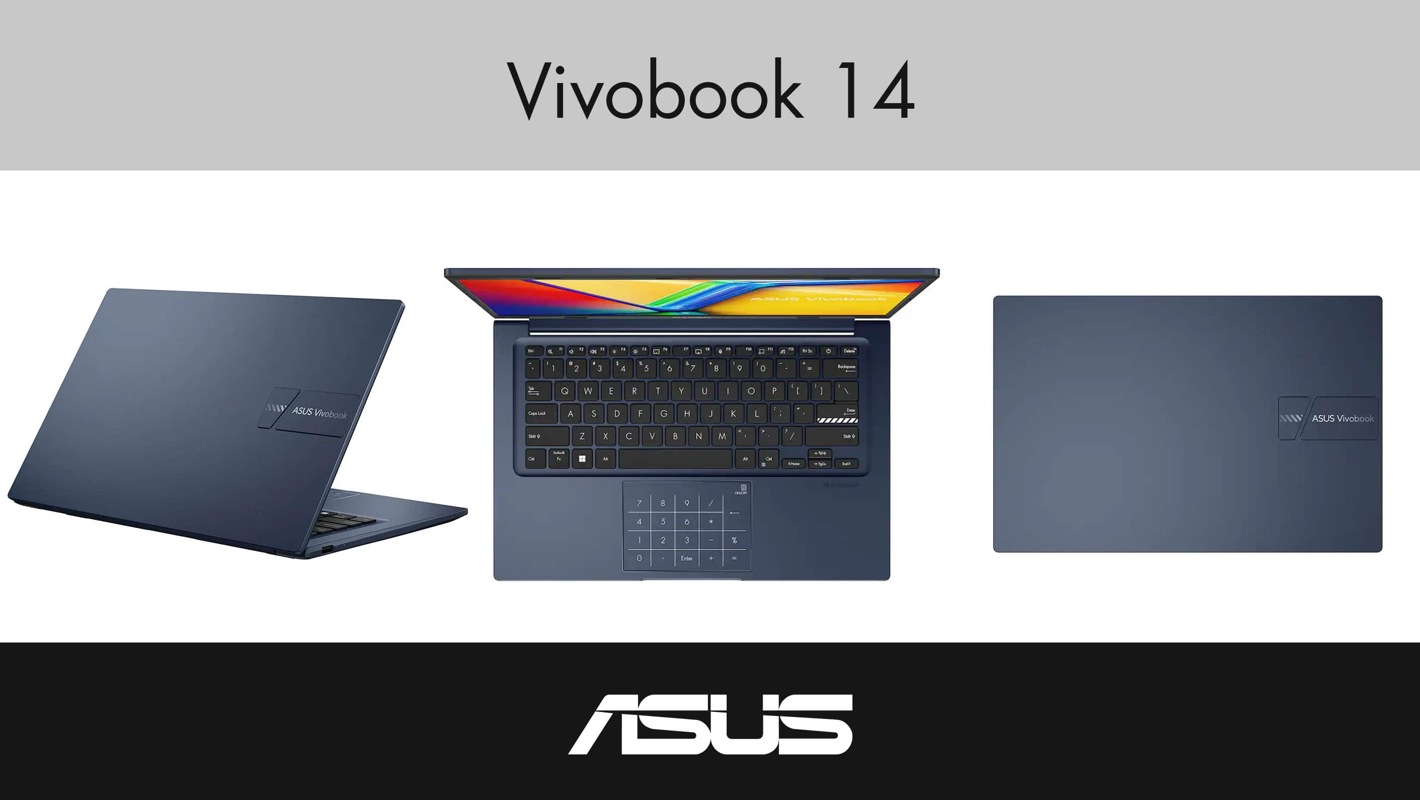 ASUS Vivobook 14 Laptop 14.0 FHD (Intel i5 1334U, 16GB DDR4, 1TB