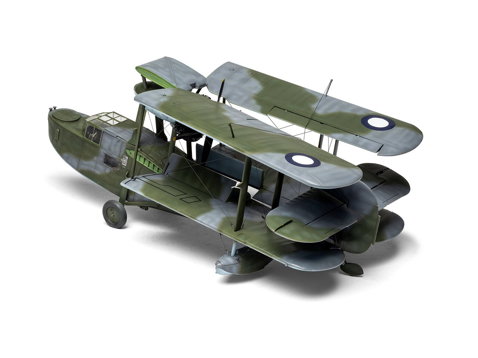 Left. Airfix - Level 3 Model Kit Supermarine Walrus Mk.I Aircraft with 3 Scheme Options 1/48 Plastic Model Kit by Airfix - Multi.
