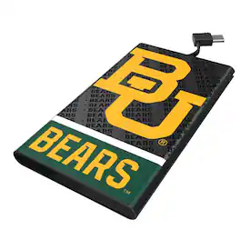 Keyscaper - Baylor Bears Endzone Plus 5000mAh Flat Powerbank - Black