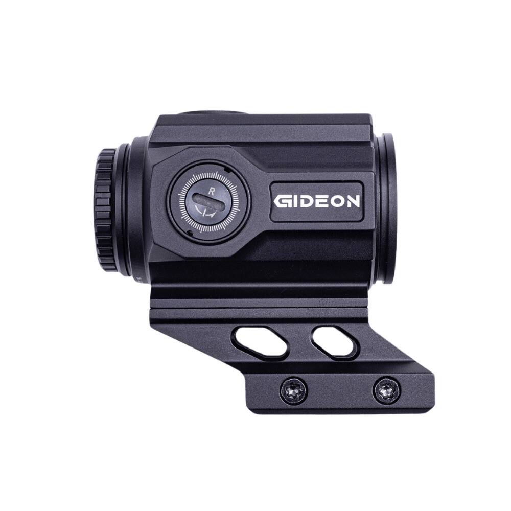 Angle. Gideon Optics - Gideon Optics Advocate 1x20mm Prism Scope with Etched Red Reticle.