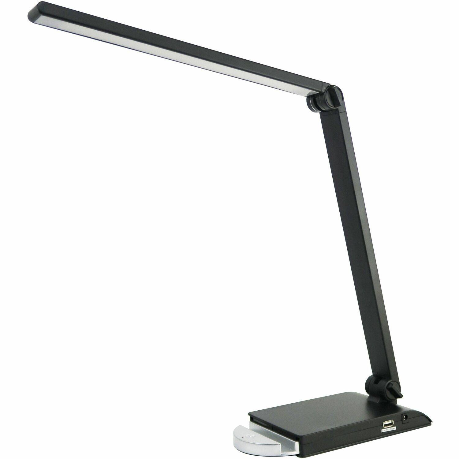 Front. Lorell - Lorell 8 watt SMD LED Task Light  8 W LED Bulb USB Charging.