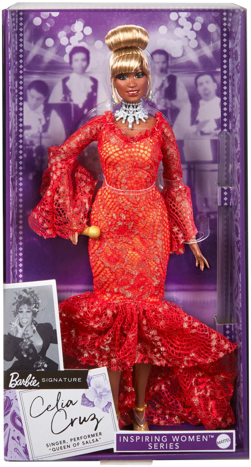 Celia Cruz - Mattel - Barbie Inspiring Women - Celia Cruz - COLLECTABLES - Multicolor