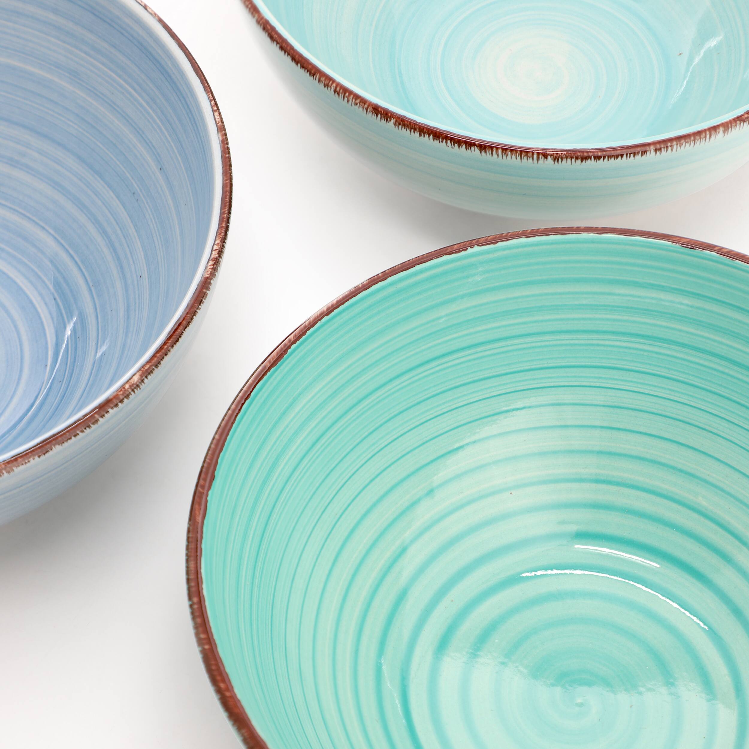 Alt View 2. Elama - Elama Blue Ridge 6.25 Inch 6 Piece Round Stoneware Assorted Bowl Set - Multi.