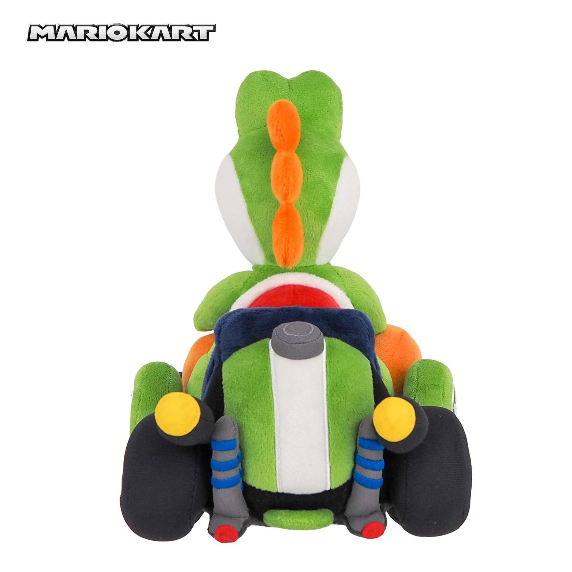 Alt View 10. Little Buddy - Mario Kart World Yoshi 9-Inch Collector Plush - Green.