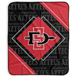 Pegasus - San Diego State Aztecs 50" x 60" Diamond Logo Fleece Blanket - Multicolor