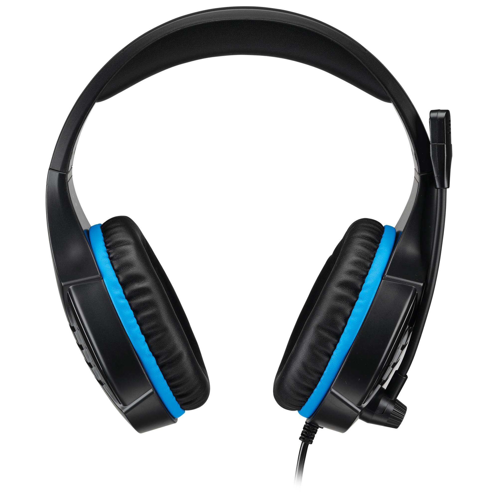 Alt View 1. iLive - iLive 40mm Driver Gaming Headphones with Built-in Microphone and LED Lights, Black, IAHG19B, 2964 - Black.