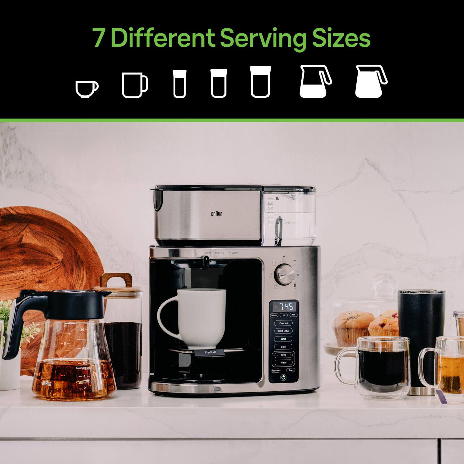 7 Different Serving Sizes - 745 -