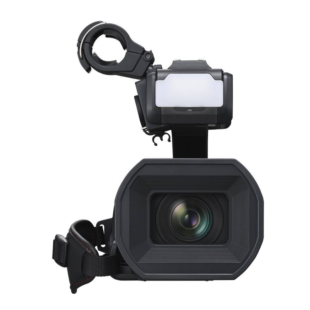 Left. Panasonic - Panasonic x2100 4K ENG Camcorder with Live Streaming with Two 128GB V60 SD Cards.