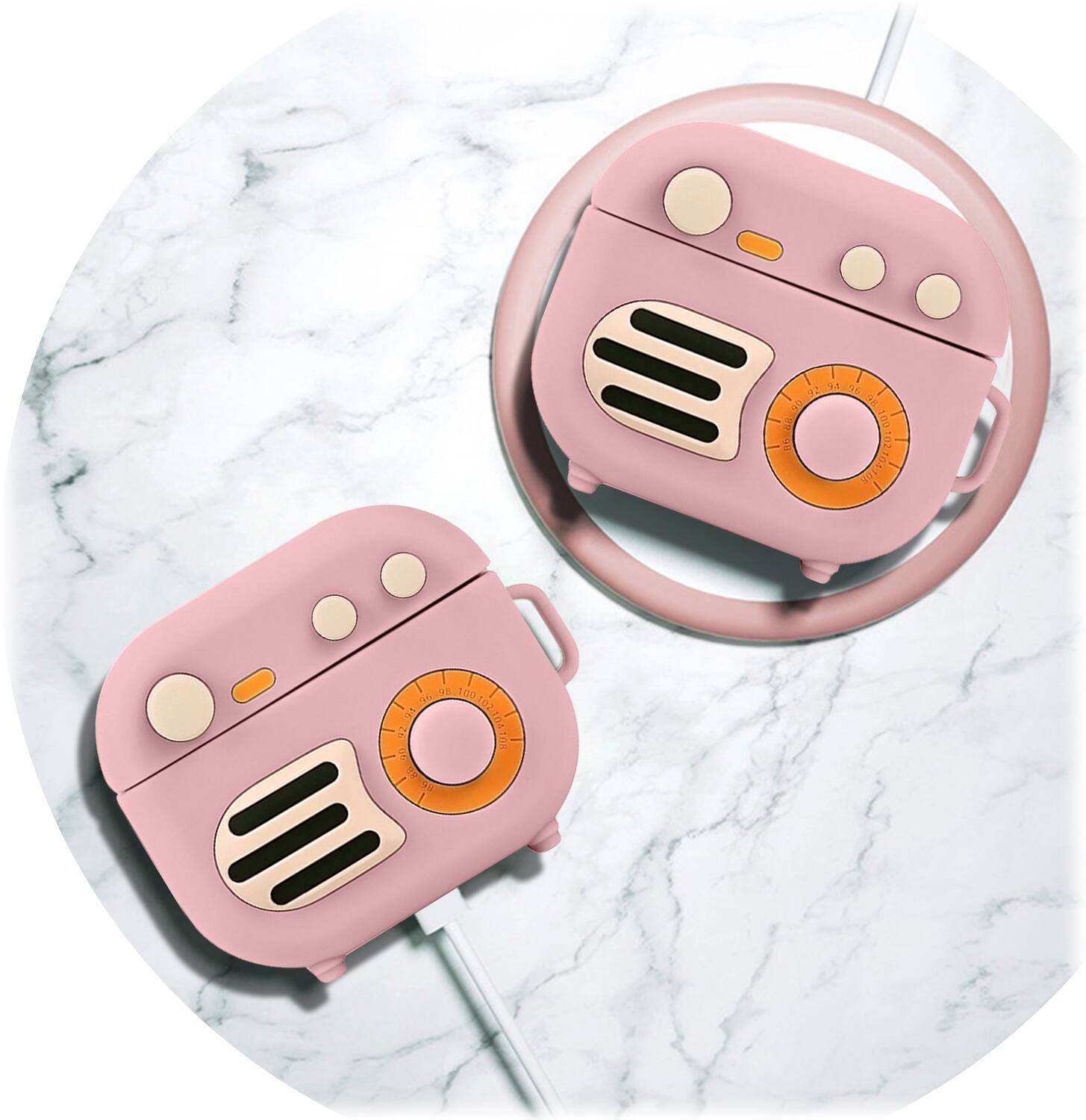 Alt View 14. SaharaCase - Case for Apple AirPods 3 (3rd generation) - Pink.
