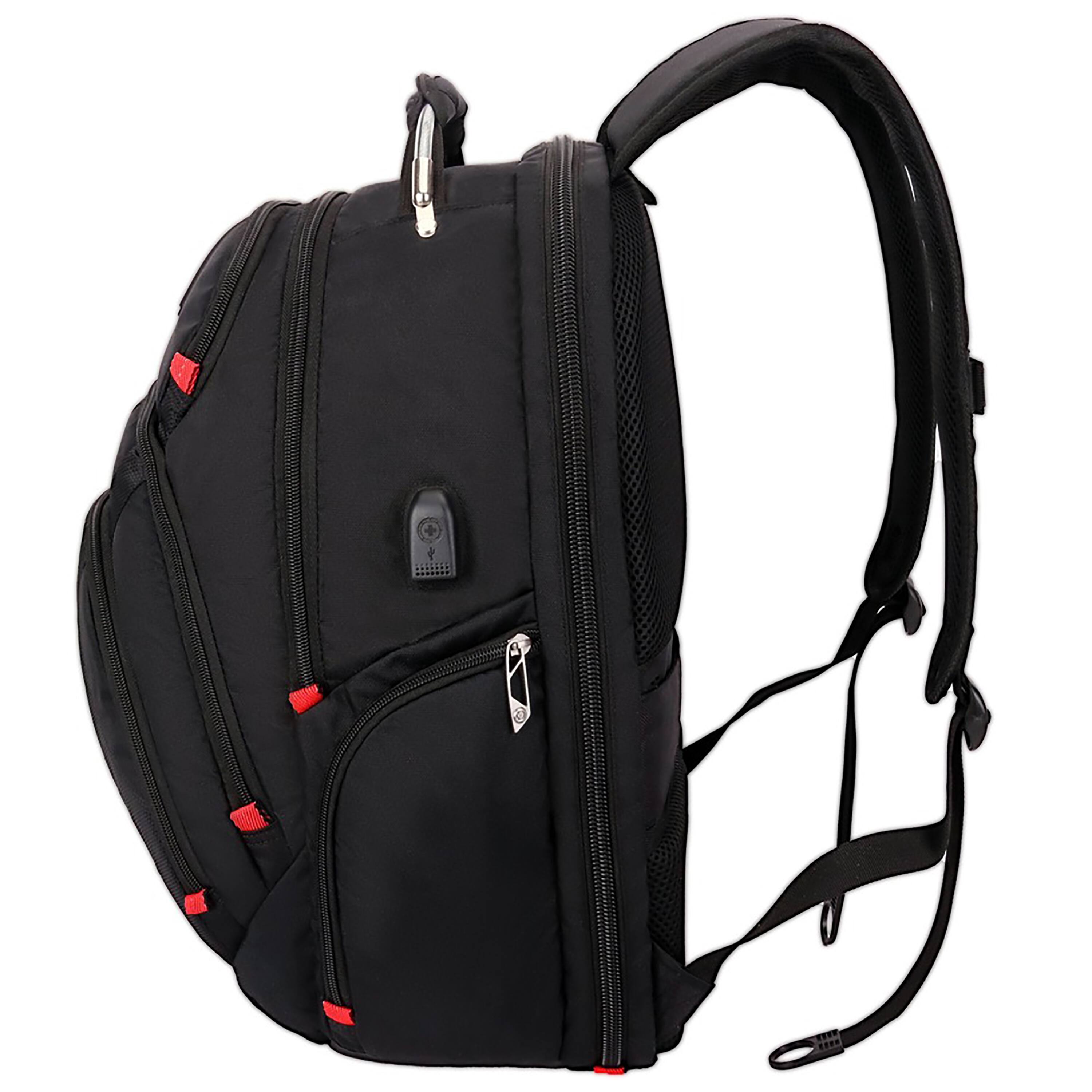 Alt View 1. Swissdigital Design - Pixel Backpack - Black.