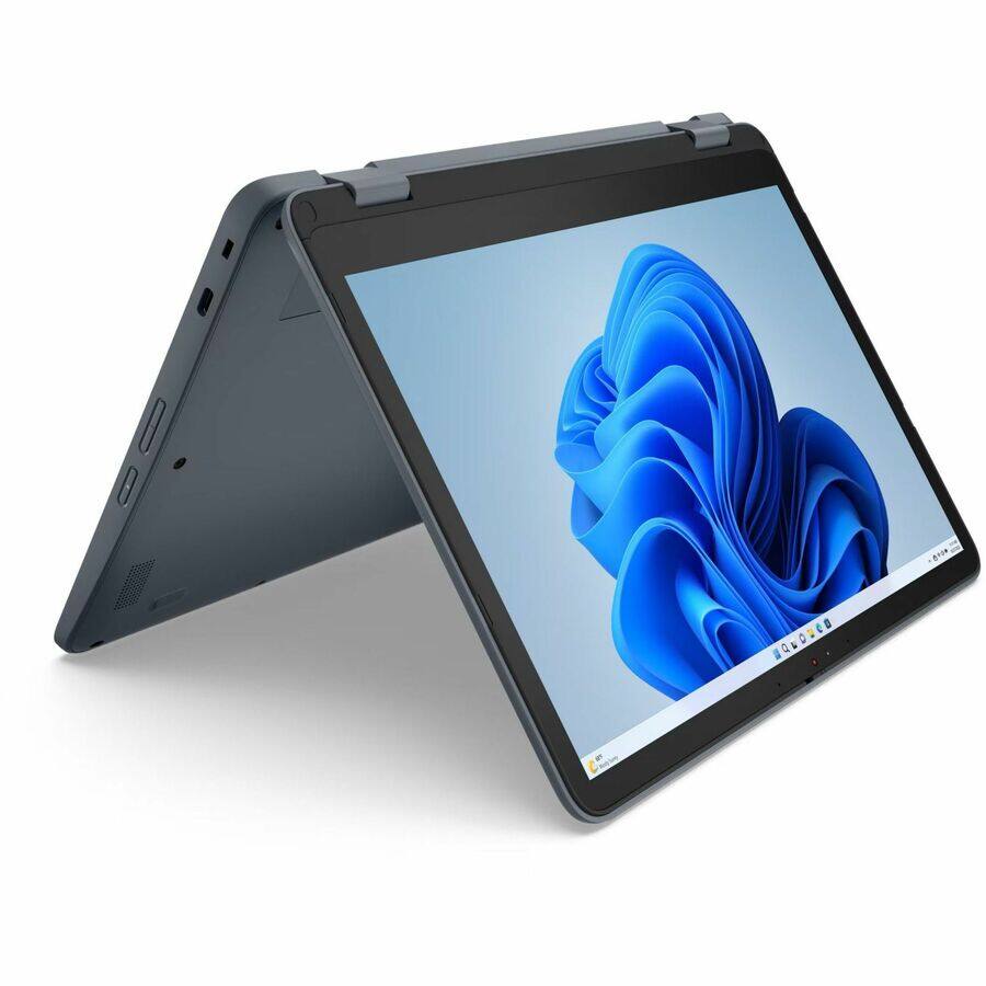 Alt View 4. Lenovo - Lenovo 500w Gen 5 83LH0005US 12.2" Touchscreen Convertible 2 in 1 Notebook - WUXGA - 60 Hz - Intel N-Series N150 - 8 GB - Slate Gray.