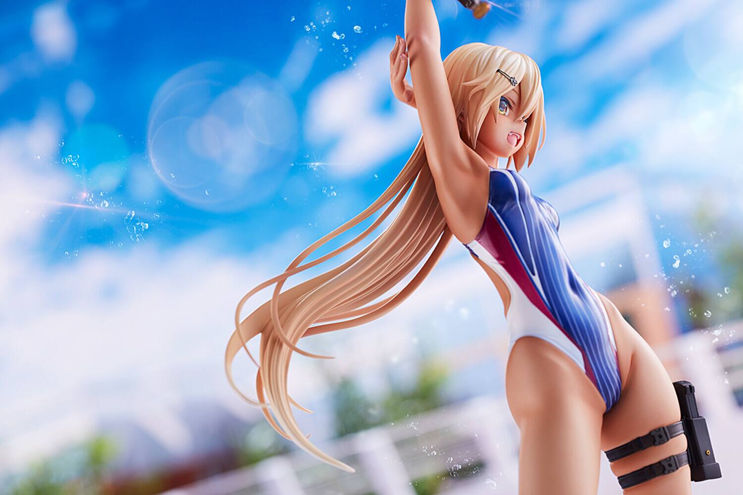 Alt View 4. PopMarket - Amakuni - Kouhai-Chan Of The Swimming Club 1/7 PVC Figure   - Collectibles - Multicolor.