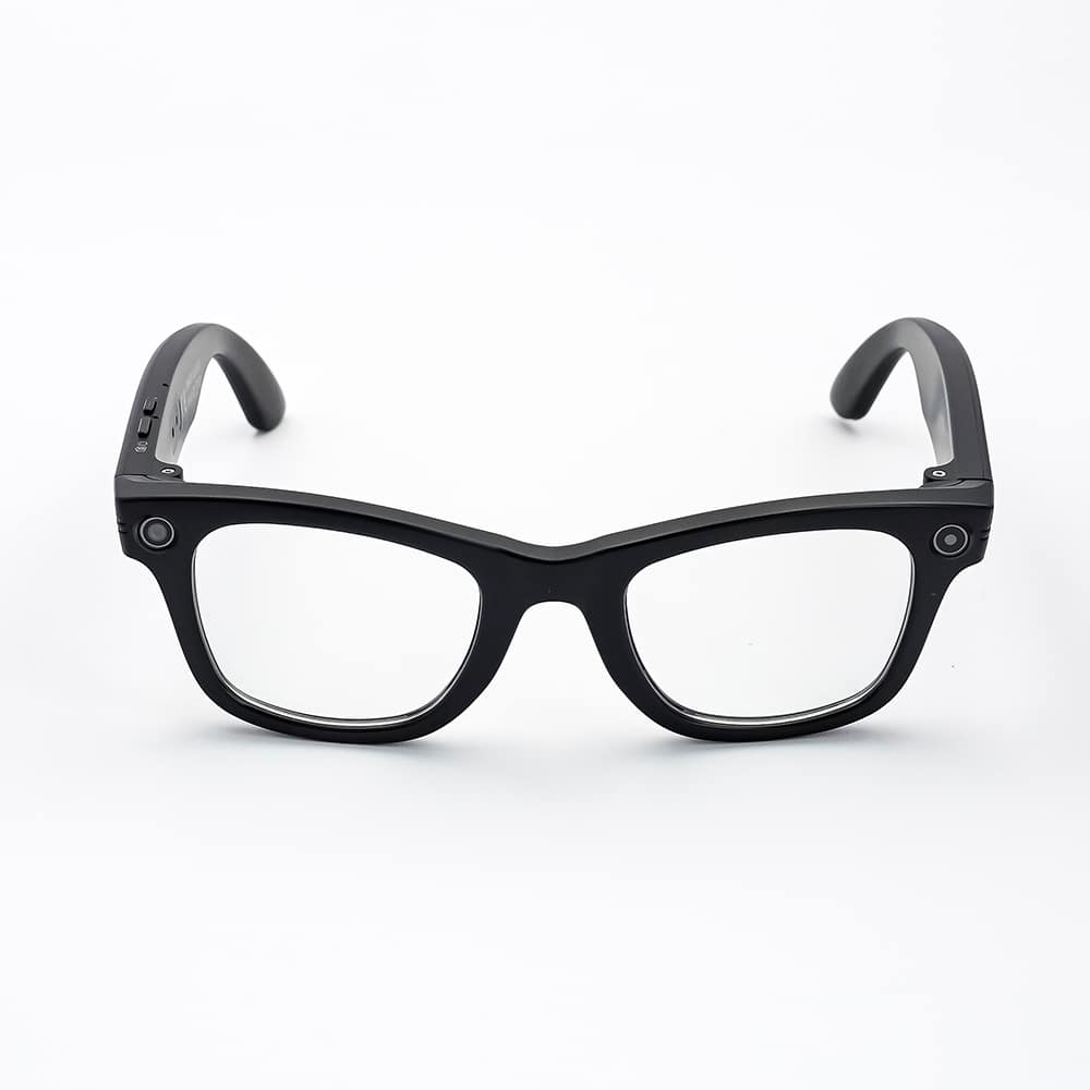 Loheer - Smart Glasses with AI Camera & Voice Control, Photo/Video Recording, Object Recognition, UV Protection - Black - (2026)
