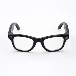 Loheer - Smart Glasses with AI Camera & Voice Control, Photo/Video Recording, Object Recognition, UV Protection - Black - (2026)