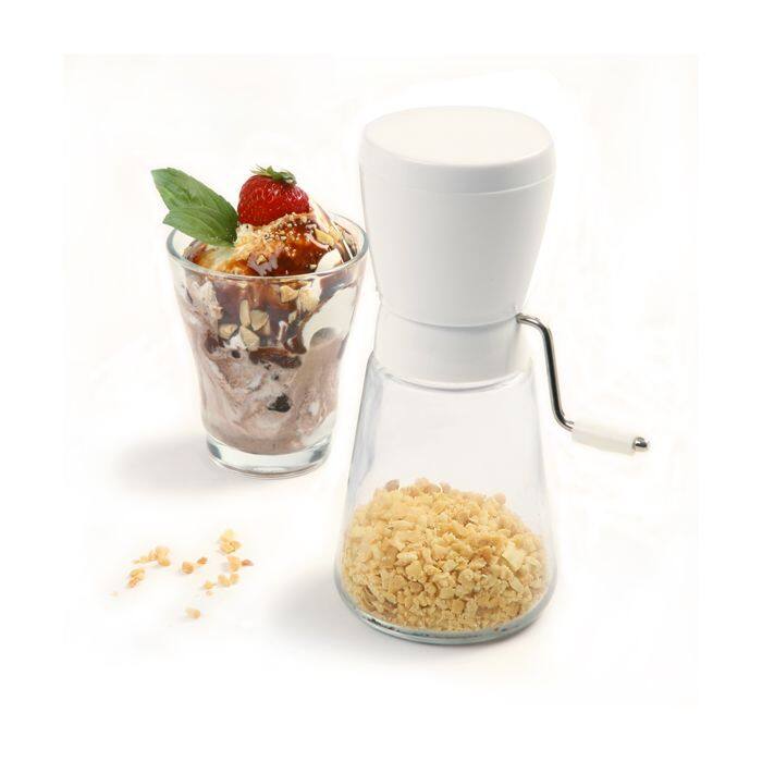Alt View 1. Norpro - Glass Nut and Topping Chopper, White - White.