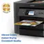 EPSON GENUINE INK - a Y F Soas M 1 -a - ? WorkForce Pro WF-4730 Gapin fOr Rent i MOUNAA CEA  CECE MOUNT 1 Vibrant Colors. Instant Drying. Consistent Quality.