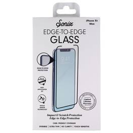 Sonix - Edge to Edge Tempered Glass Screen Protector for iPhone XS Max - Clear