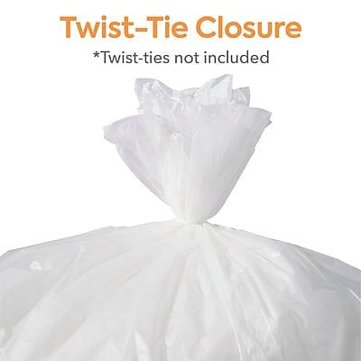 Twist-Tie Closure  
*Twist-ties not included