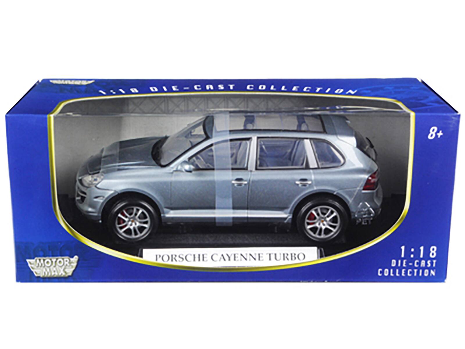 DIE-CAST COLLECTION  
1:18  
8+  
Maro MOTOR MAX  
PORSCHE CAYENNE TURBO