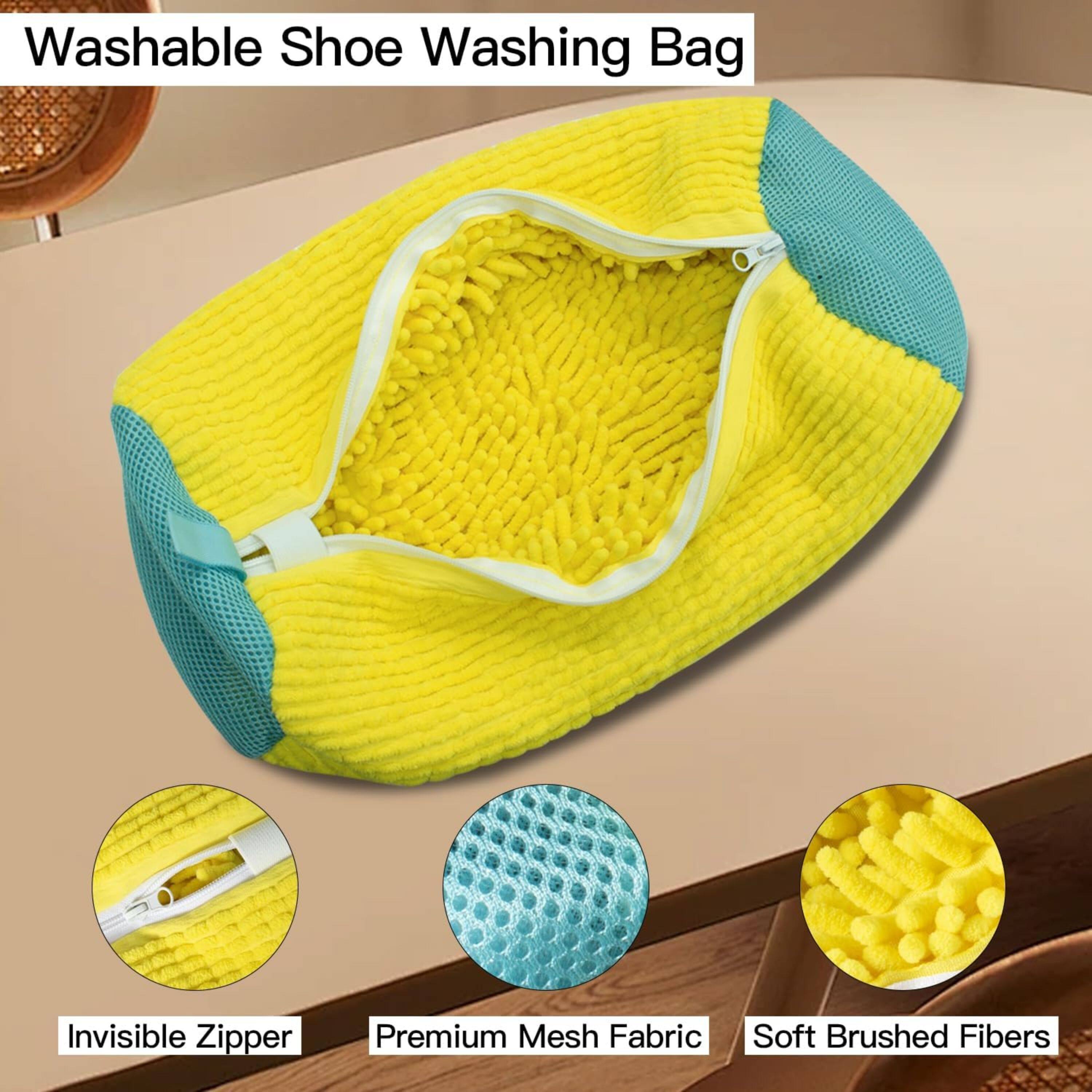 Washable Shoe Washing Bag

- Invisible Zipper
- Premium Mesh Fabric
- Soft Brushed Fibers
