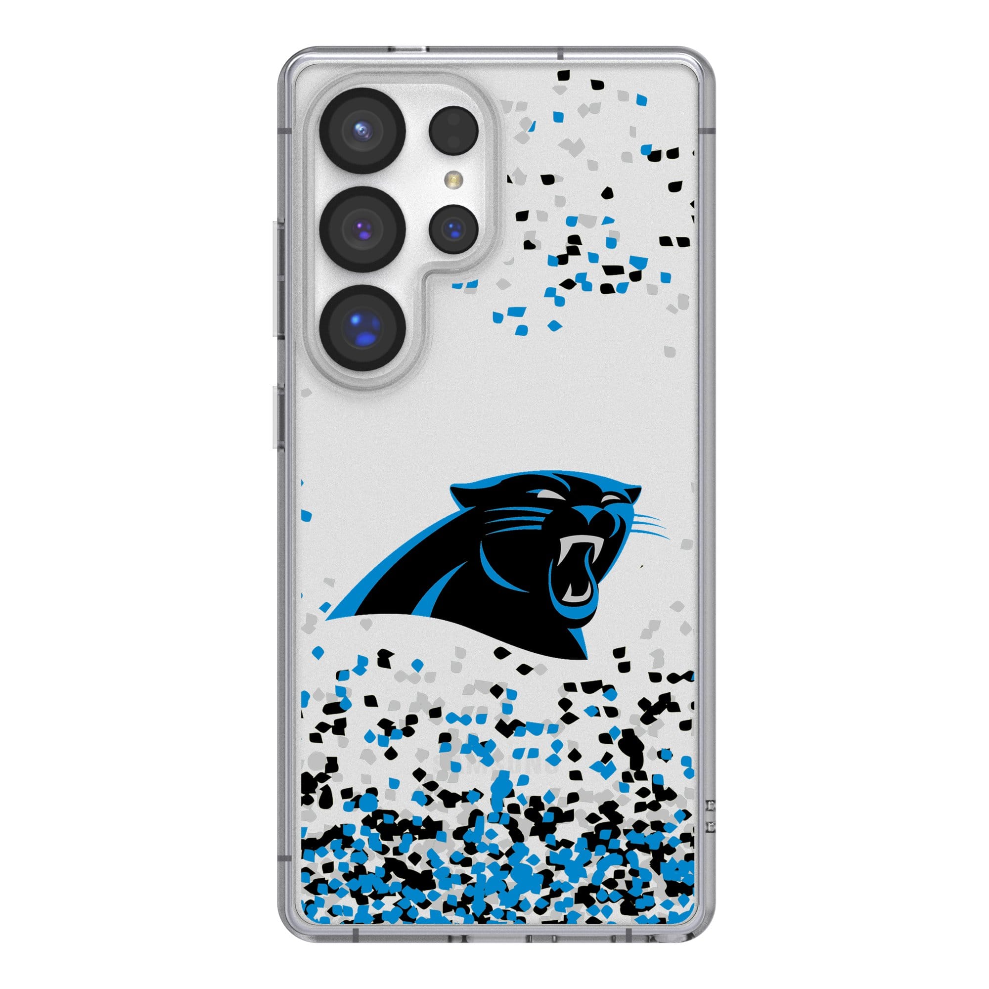 Keyscaper - NFL - Carolina Panthers Galaxy Clear Case with Confetti Design - S22 Plus - Multicolor price history on PriceWatchPro