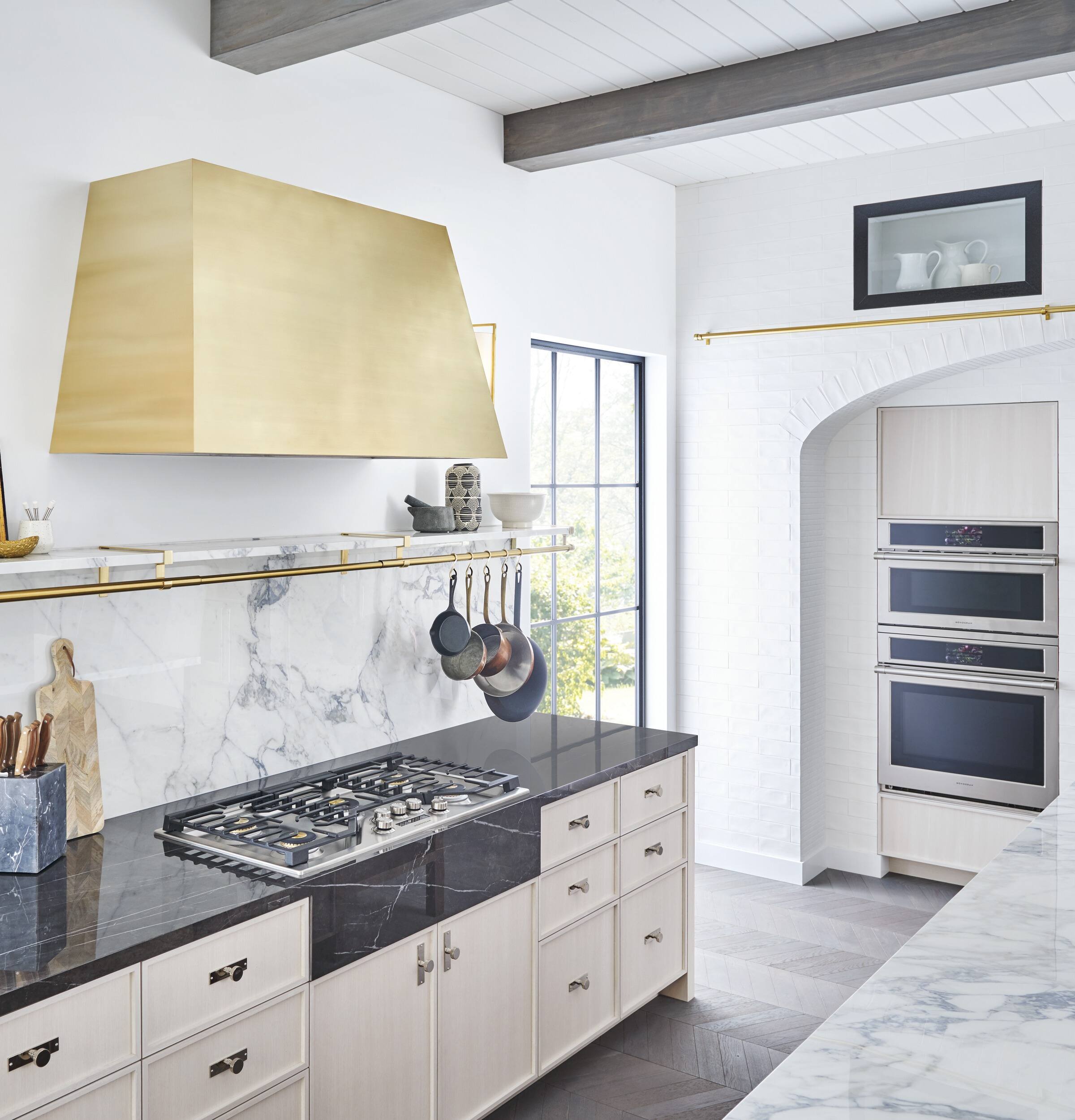 Alt View 15. Monogram - 30" Built-In Single Electric Convection Wall Oven with European Convection and LCD Controls - Stainless steel.