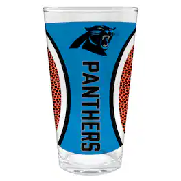 Great American Products - Carolina Panthers 16oz. Game Ball Pint Glass - Brown