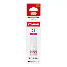 - A Mne A - - GENUINE Authentique GENUINO DENLINE AULN T 1 E...N... .. 21 F. Canon 21 M Canon 21 M 4I21oas Magenta . - C - -- - - - PIXMA MegaTank
Corrected text:
- A Mne A - - GENUINE Authentique GENUINO DENLINE AULN T 1 E...N... .. 21 F. Canon 21 M Canon 21 M 4I21oas Magenta . - C - -- - - - PIXMA MegaTank