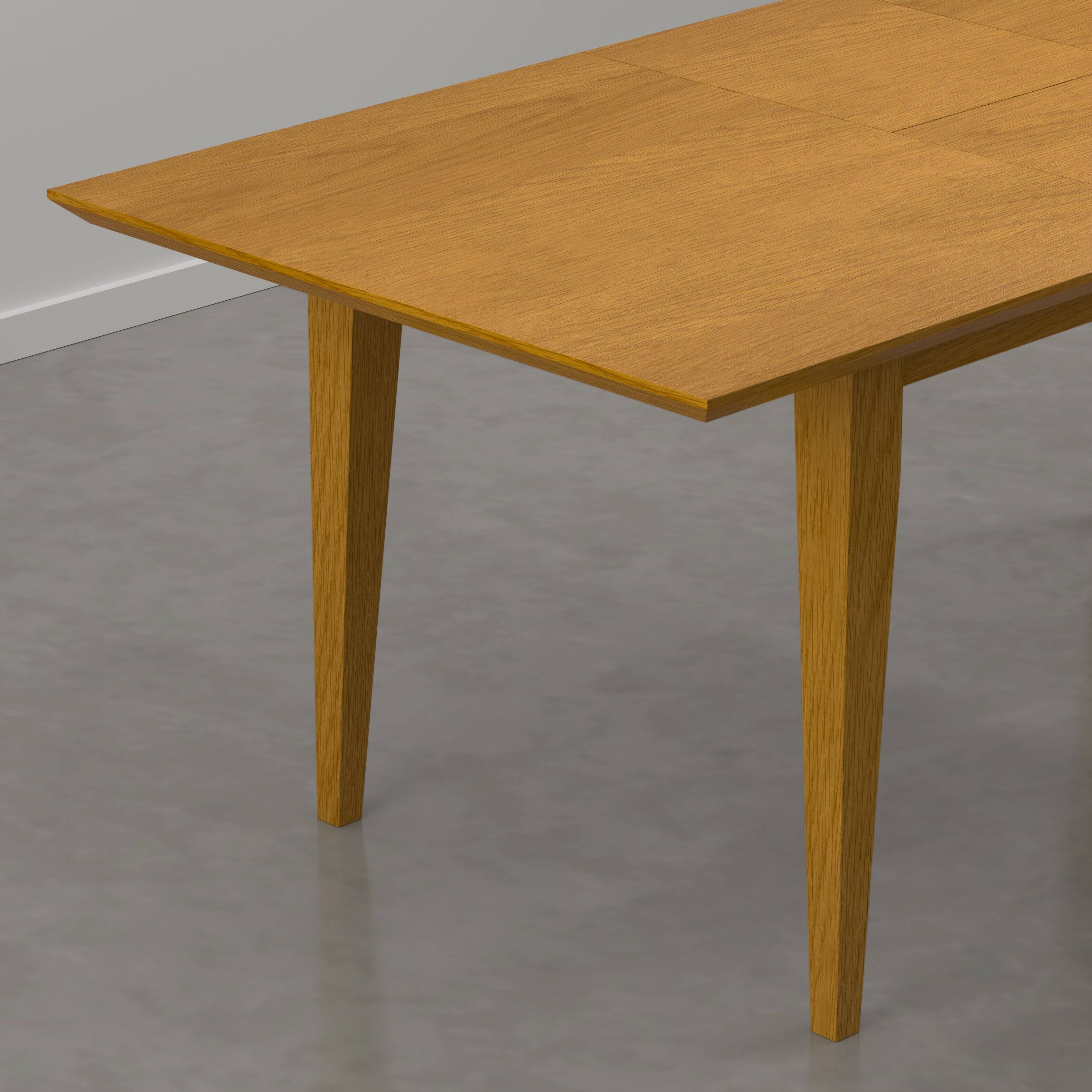 Alt View 2. Simpli Home - Colby 60 inch Wide Solid Wood Extendable Dining Table - Golden Oak.