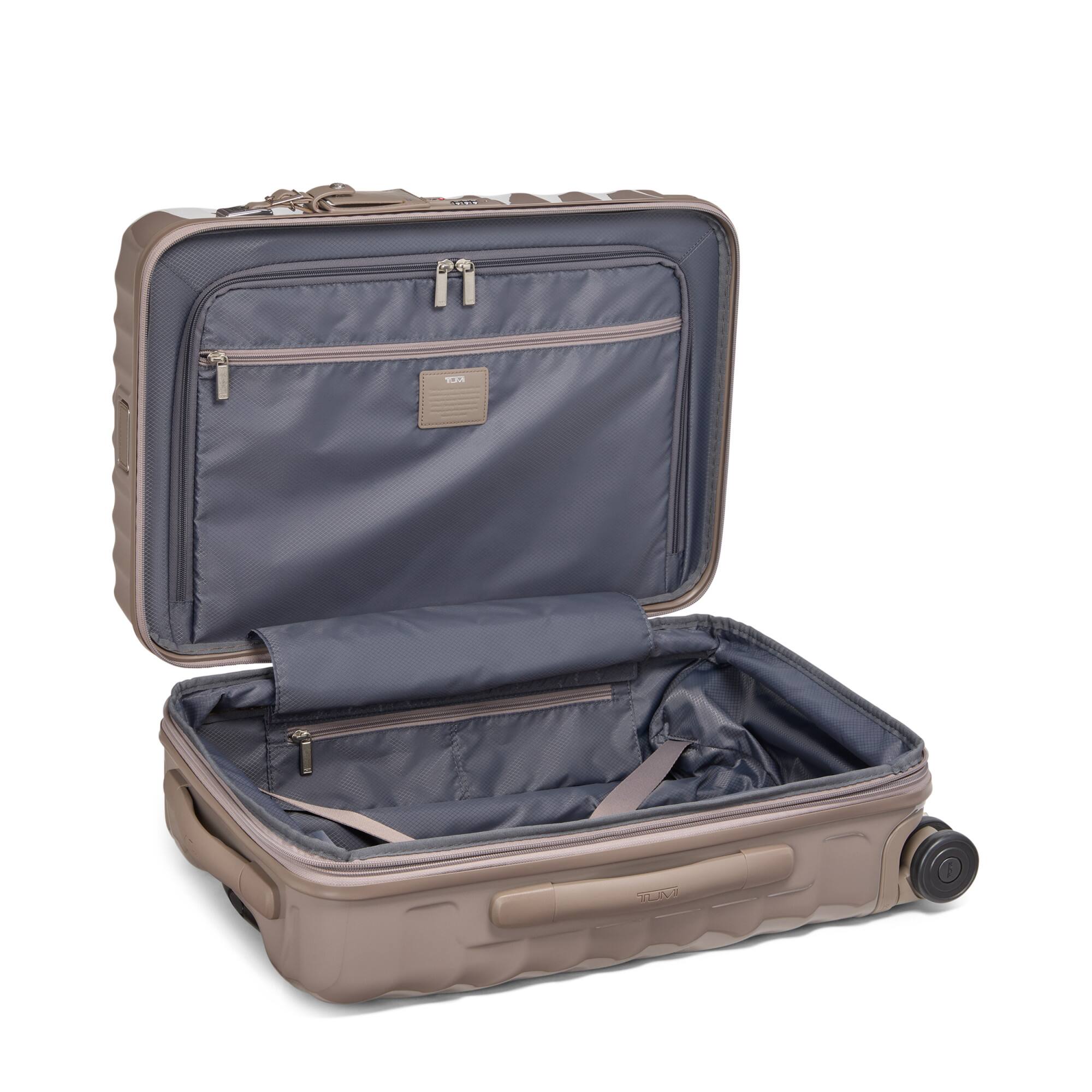 Angle. TUMI - 19 Degree International 22" Expandable 4-Wheeled Carry On Suitcase - Moon Rock.