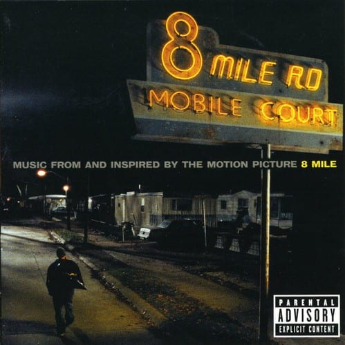 8 MILE RD  
MOBILE COURT  

MUSIC FROM AND INSPIRED BY THE MOTION PICTURE 8 MILE  

PARENTAL ADVISORY  
EXPLICIT CONTENT