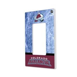 Keyscaper - Colorado Avalanche Wordmark Single Rocker Lightswitch Plate - Multicolor