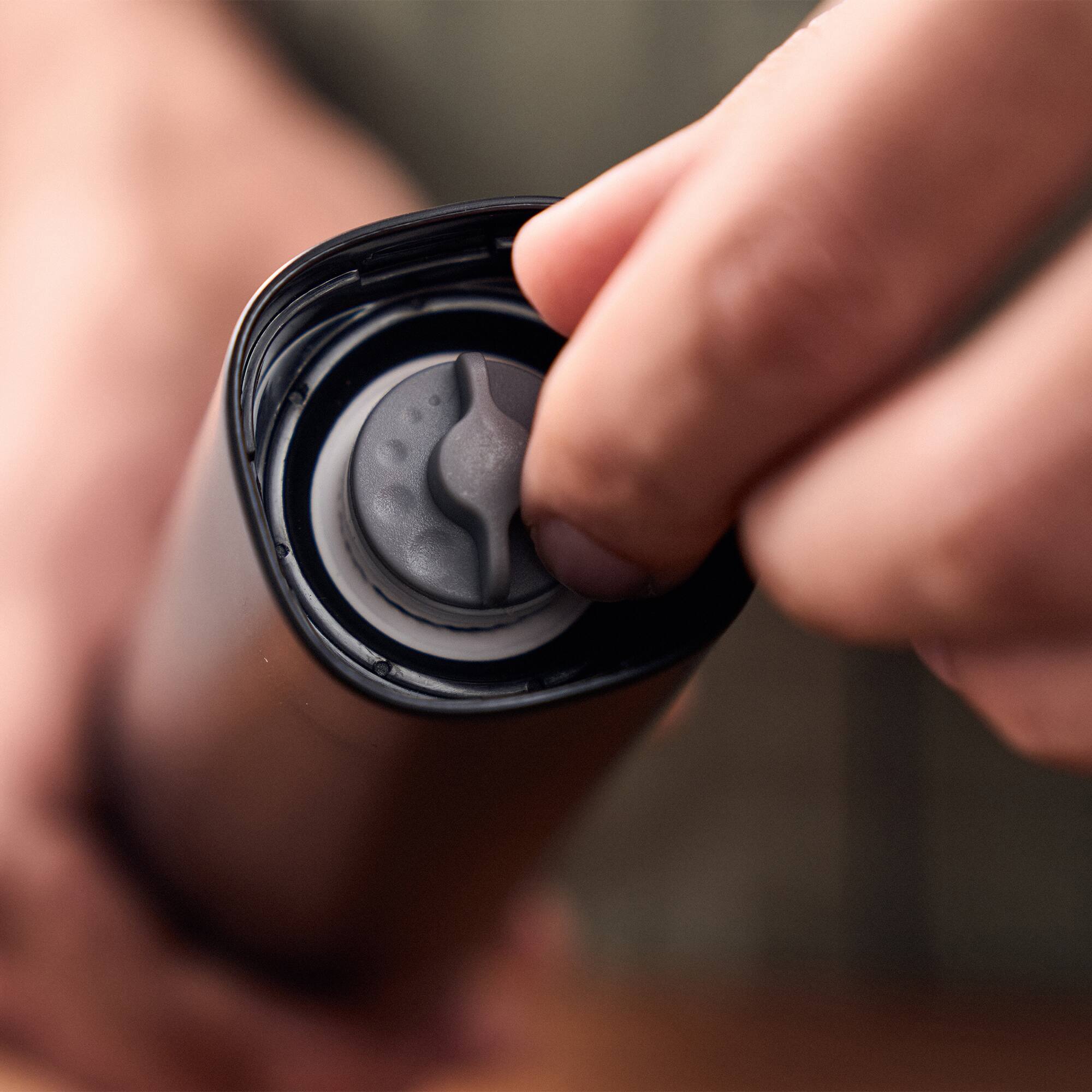 Alt View 5. ZWILLING - ZWILLING Spices Upside-Down Manual Spice Mill, Grey - Grey.